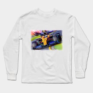 Lando on the racetrack Long Sleeve T-Shirt